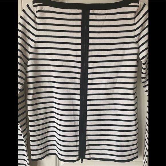 Rag and bone/ Jean black and white striped knit top - Picture 3 of 6